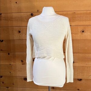 Dolce Vita alpaca crop sweater